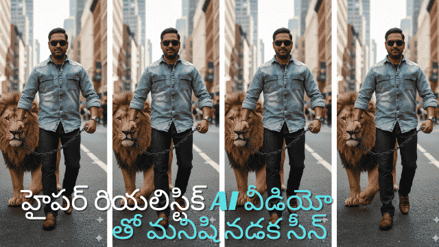 How to Make AI Video Walk with a Lion Gemini ai PixeVerse Magic!